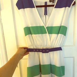 Bebe belted day dress